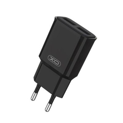 CARGADOR DE CORRIENTE L92C 2.4A 2XUSB NEGRO XO