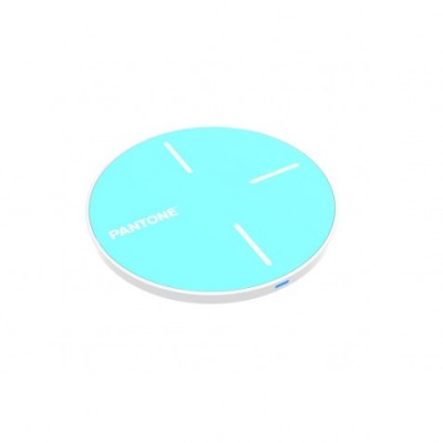 CARGADOR INALAMBRICO 15W PT-WC009 CELESTE PANTONE TM