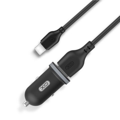 PACK CARGADOR MECHERO TZ08 2.1A + CABLE TIPO MICRO USB NEGRO XO