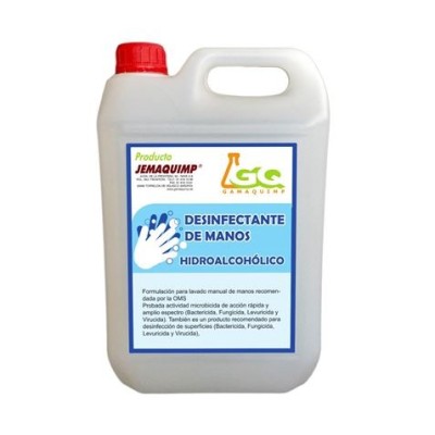 GEL HIGIENIZANTE HIDROALCOHÓLICO 5 LITROS