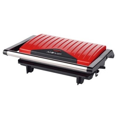 SANDWICHERA INOX GRILL 750W ROJA MUVIP