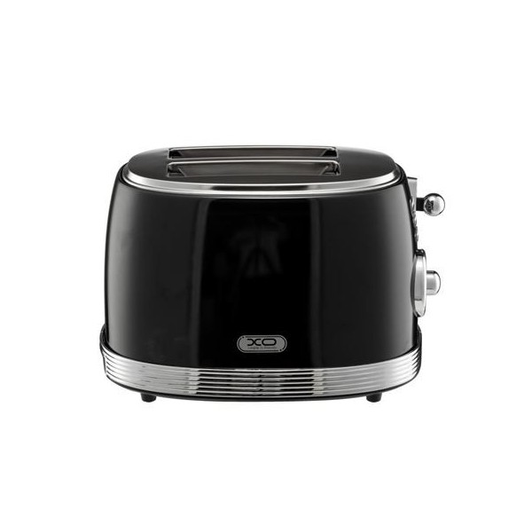 TOSTADORA VINTAGE 850W NEGRO PLATA XOCF7 XO