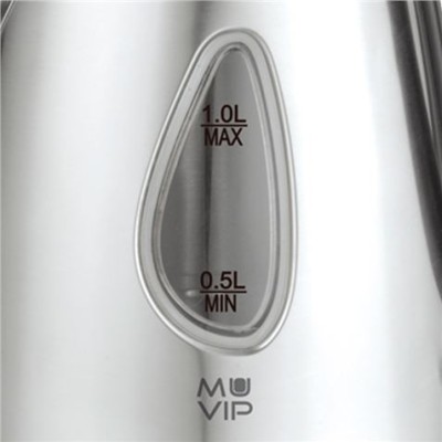 HERVIDOR DE AGUA INOX 1 LITRO 2200W MUVIP