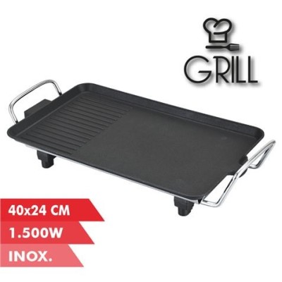 PLANCHA DE ASAR 40X24CM 1500W MUVIP