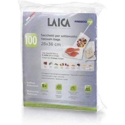 PACK 100 BOLSAS ENVASAR AL VACIO 28X36 LAICA