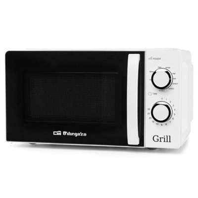 MICROONDAS CON GRILL ORBEGOZO MIG2130 700W | GRILL 900W | 20 LITROS | 5 POT