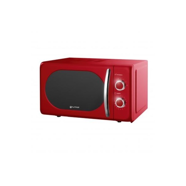 MICROONDAS VINTAGE ROJO 700W. GRUNKEL