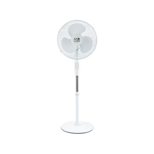 VENTILADOR DE PIE 40CM 45W BASE REFORZADA 3 VELOCIDADES MUVIP