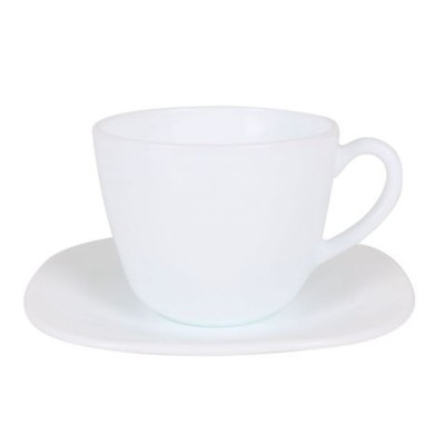 SET 6 TAZAS + 6 PLATOS CAFE OPAL PERCUTTI