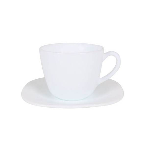 SET 6 TAZAS + 6 PLATOS CAFE OPAL PERCUTTI