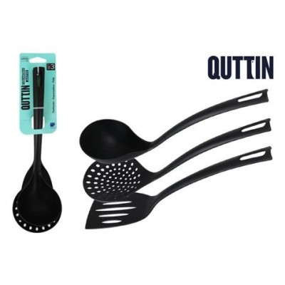 SET 3 UTENSILIOS DE COCINA PLASTICOS QUTTIN