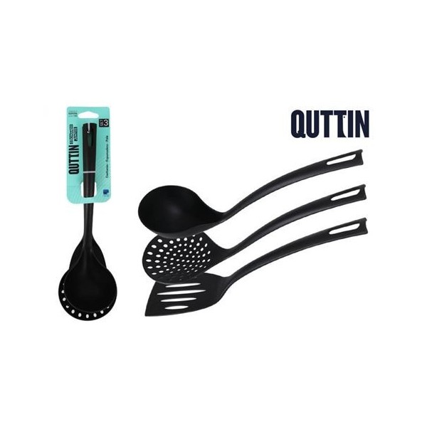 SET 3 UTENSILIOS DE COCINA PLASTICOS QUTTIN