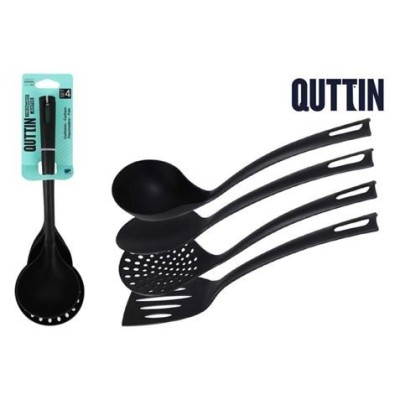 SET 4 UTENSILIOS DE COCINA PLASTICOS QUTTIN