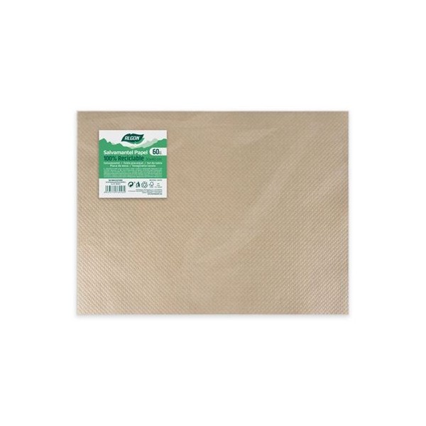 PACK 60 SALVAMANTELES KRAFT 30X40 ALGON