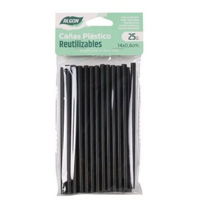 PACK 25 CAÑITAS PLASTICO REUTILIZABLE COCKTAIL ALGON