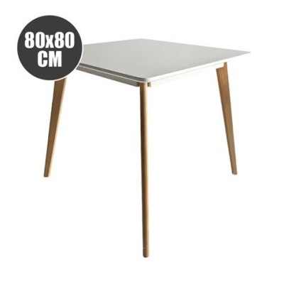 MESA DESIGN D900 80X80CM BLANCA MUVIP