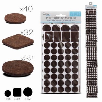 PACK 104 PROTECTORES PARA LAS PATAS DE MUEBLES URBAN LIVING