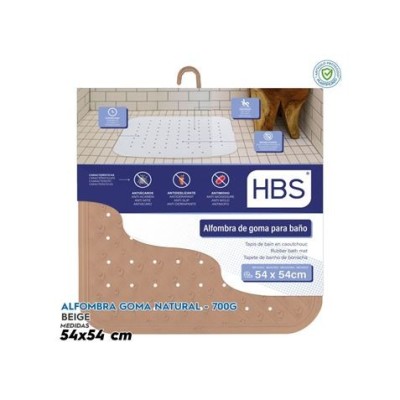 ALFOMBRA GOMA NATURAL - 700G BEIGE HBS