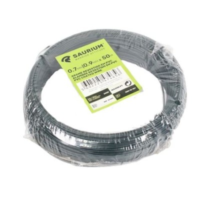 ALAMBRE GALVANIZADO PLASTIFICADO 0.7/0.9X50M SAURIUM