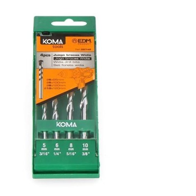 JUEGO 4 BROCAS WIDIA STANDARD KOMA TOOLS