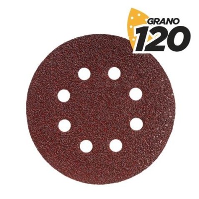 PACK 10 LIJAS 125MM GRANO 120 PARA MODELO BL0150 BLIM