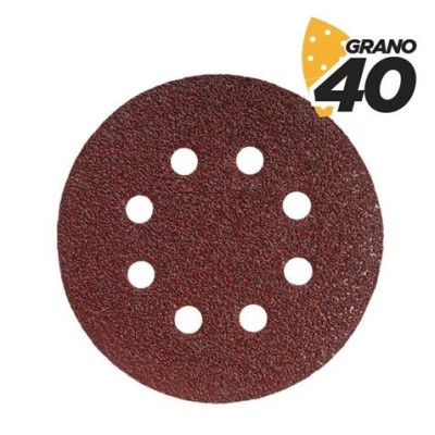 PACK 10 LIJAS CIRCULARES 125MM GRANO 40 PARA BL0136 BLIM