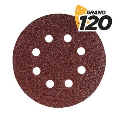 PACK 10 LIJAS CIRCULARES 150MM GRANO 120 PARA BL0136 BLIM