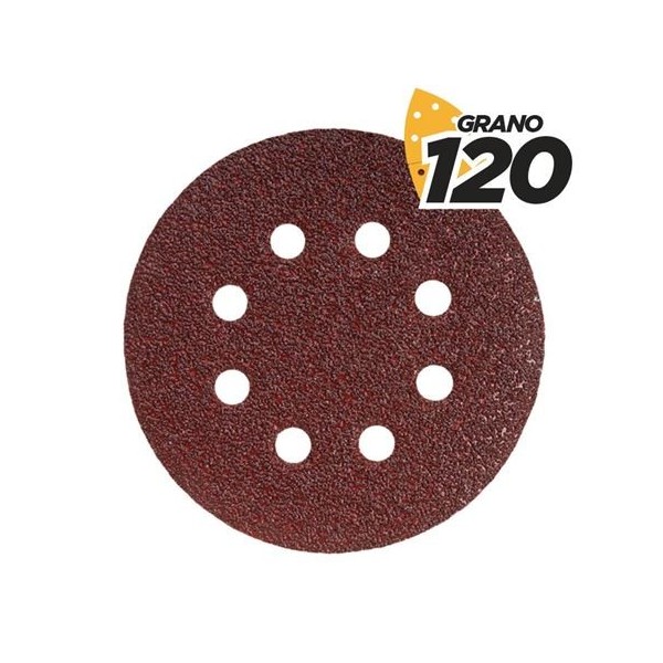 PACK 10 LIJAS CIRCULARES 150MM GRANO 120 PARA BL0136 BLIM