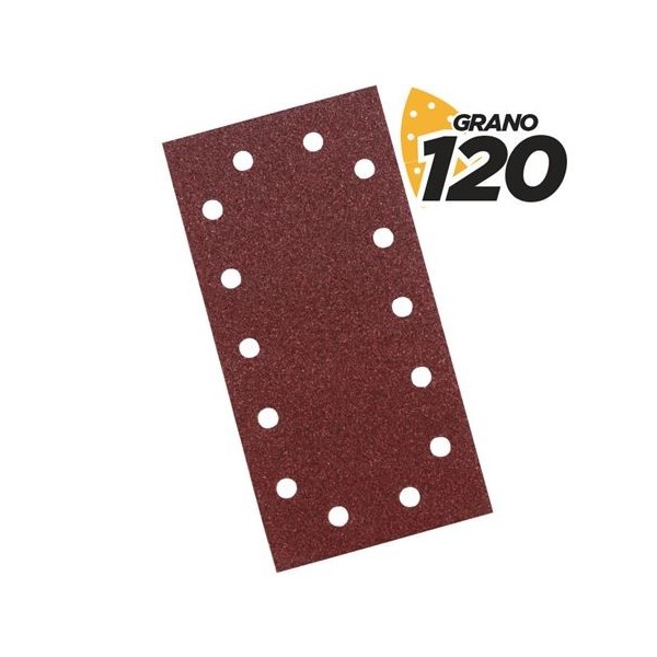 PACK 10 LIJAS RECTANGULARES GRANO 120 PARA BL0123, BL0417 BLIM