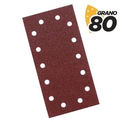 PACK 10 LIJAS RECTANGULARES GRANO 80 PARA BL0123, BL0417 BLIM