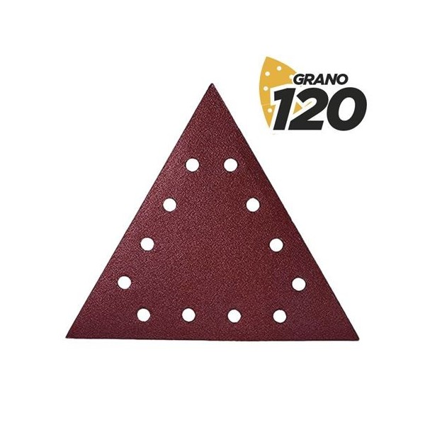 PACK 5 LIJAS TRIANGULO GR120 VELCRO COMPATIBLE BL0223 BLIM