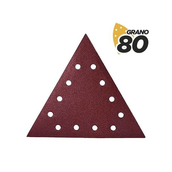 PACK 5 LIJAS TRIANGULO GR80 VELCRO COMPATIBLE BL0223 BLIM