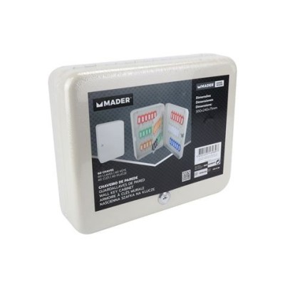 CAJA SEGURIDAD GUARDALLAVES DE PARED PARA 60 LLAVES MADER