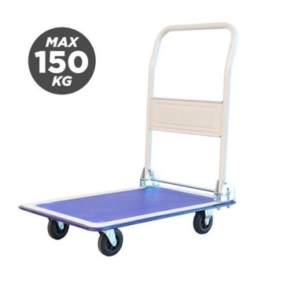 CARRETILLA METALICA PLEGABLE CON RUEDAS MAX 150KG 810X470MM BLIM