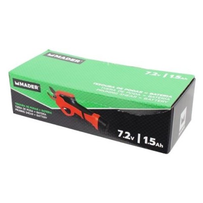 TIJERA DE PODA BATERIA 7.2V/1.5Ah MADER