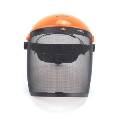 VISERA DE PROTECCION FACIAL METALICA NARANJA SEPARADA MADER