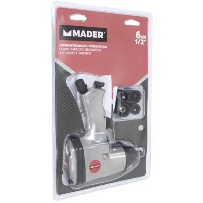 LLAVE DE IMPACTO NEUMATICA 1/2 6 ACCESORIOS MADER