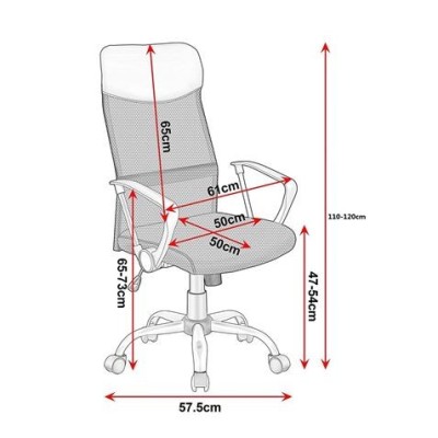 REACONDICIONADA SILLA OFICINA OF100 NEGRO MUVIP