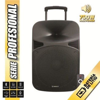 REACONDICIONADO ALTAVOZ AUTOAMPLIFICADO 15 700W BATERIA PRO COOLSOUND