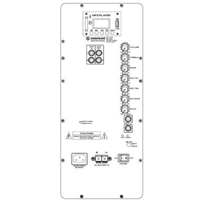 REACONDICIONADO ALTAVOZ AUTOAMPLIFICADO 15 700W BATERIA PRO COOLSOUND