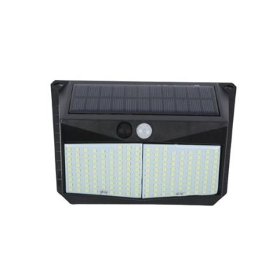 REACONDICIONADO APLIQUE LED SOLAR 250LM ILUMINACIÓN 3 CARAS NEGRO ELBAT