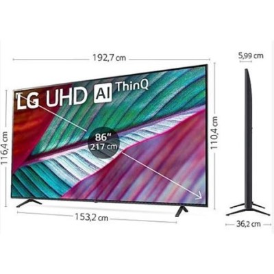 TELEVISOR 86 LG 86UR78006LK 4K| SMART TV | WIFI | BT |