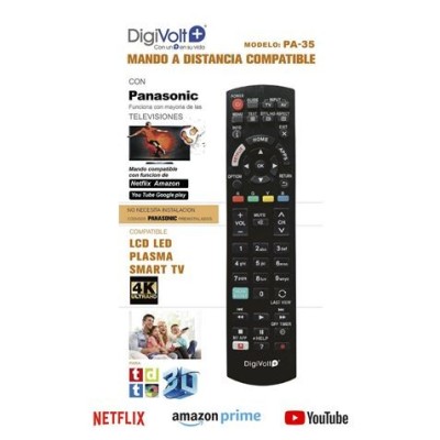 MANDO A DISTANCIA COMPATIBLE PANASONIC PA-35 DIGIVOLT