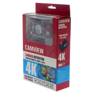 CAMARA DEPORTIVA 4K | SONY 20MPX | LCD 2 | CONTROL REMOTO | CAMVIEW