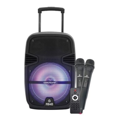 ALTAVOZ A340 AMPLIFICADO 8 250W | BATERIA 4400 | 2 X MICROFONOS | 35W RMS