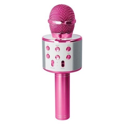 MICROFONO KARAOKE BLUETOOTH BMS-300 LITE ROSA FOREVER