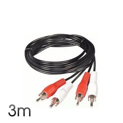 CABLE AUDIO RCA - RCA 3 METROS CROMAD