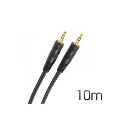 CABLE STEREO MINI JACK 3.5 M/M AUDIO 10M CROMAD