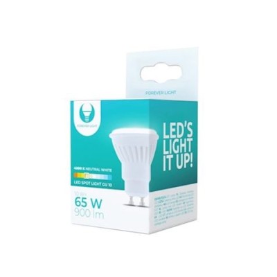 BOMBILLA LED GU10 | 10W | 900LUM | LUZ BLANCA | FOREVER