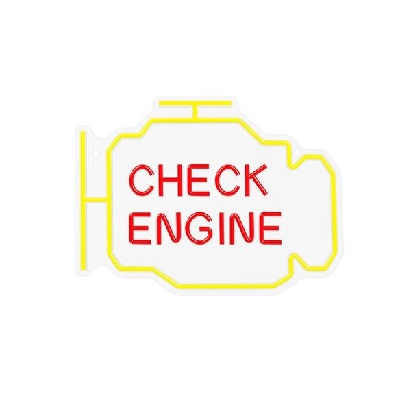 LAMPARA DECORATIVA LED NEO CHECK ENGINE FOREVER